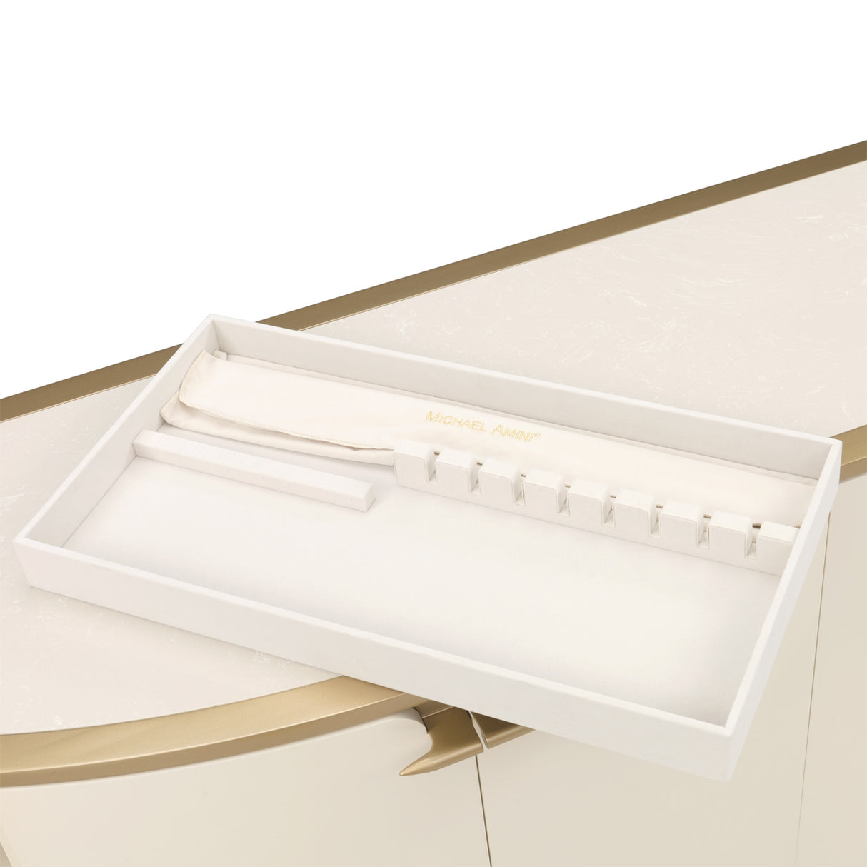La Terrazza Creamy Pearl Sideboard from Michael Amini - Luna Furniture