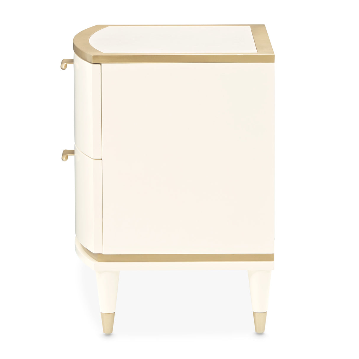 La Terrazza Creamy Pearl Nightstand from Michael Amini - Luna Furniture