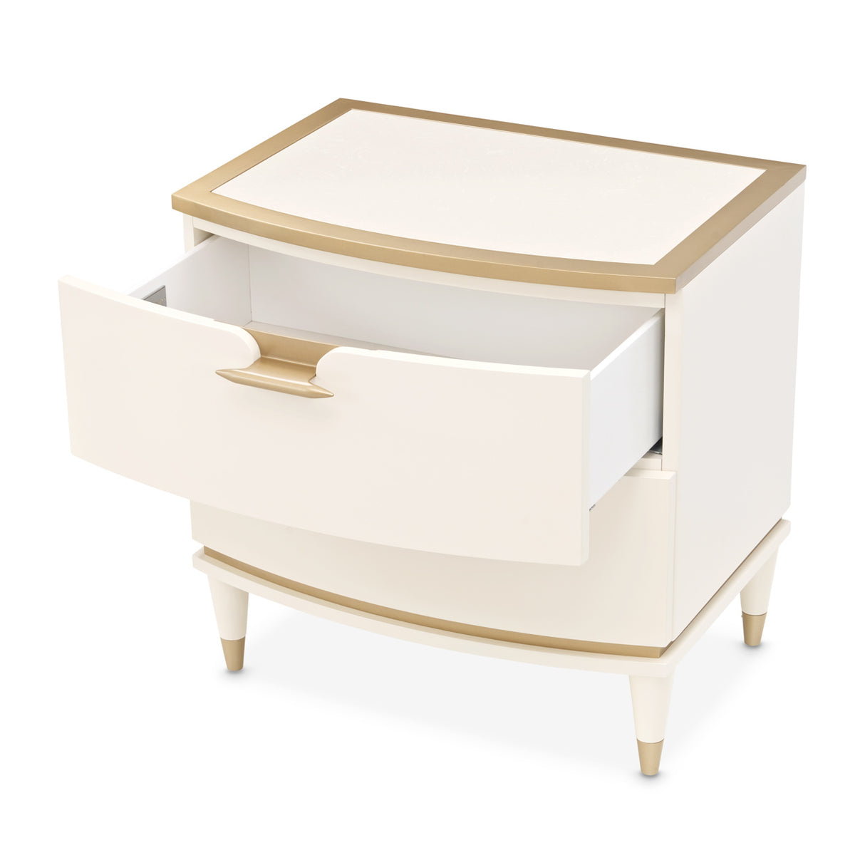 La Terrazza Creamy Pearl Nightstand from Michael Amini - Luna Furniture