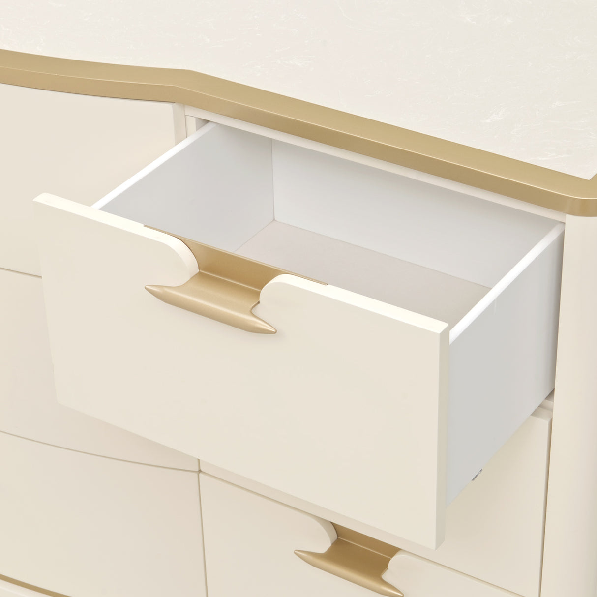 La Terrazza Creamy Pearl Dresser from Michael Amini - Luna Furniture