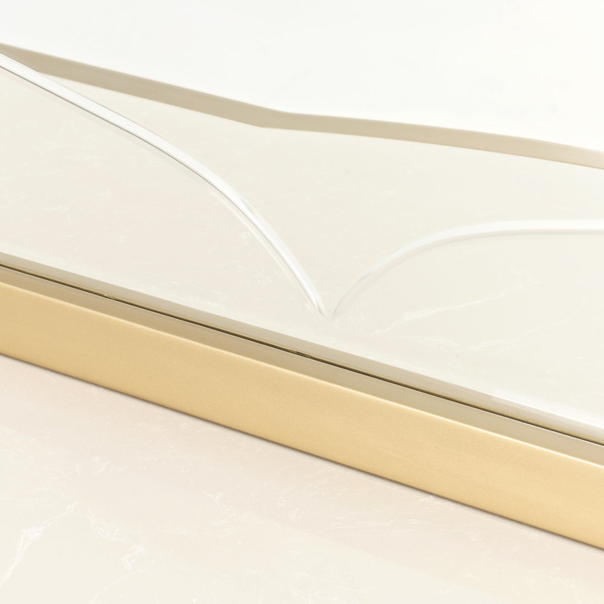 La Terrazza Creamy Pearl Dresser Mirror from Michael Amini - Luna Furniture