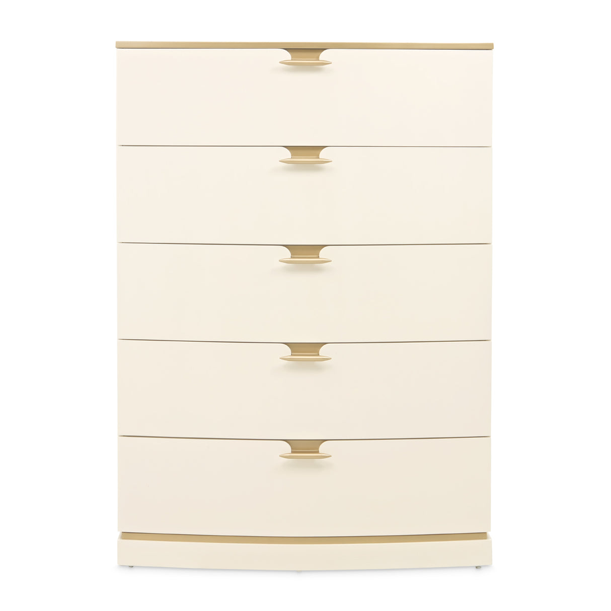 La Terrazza Creamy Pearl 5-drawer Chest from Michael Amini - Luna Furniture