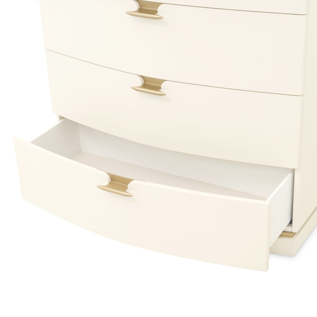 La Terrazza Creamy Pearl 5-drawer Chest from Michael Amini - Luna Furniture