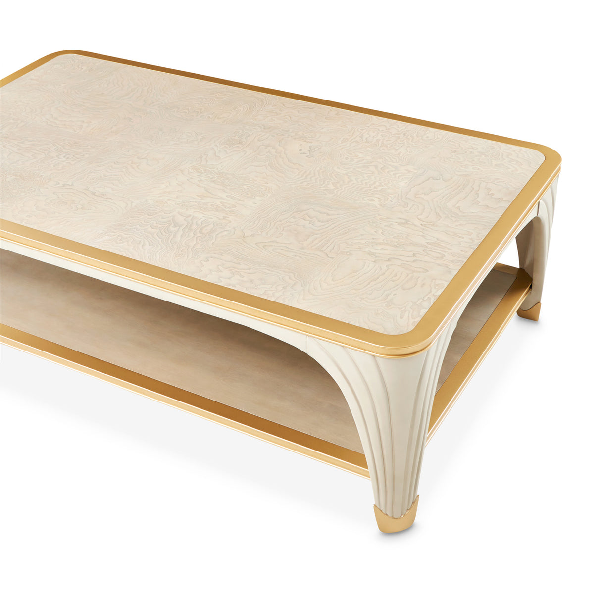 La Terrazza Silver Mist Rect. Cocktail Table Silver Mist from Michael Amini - Luna Furniture