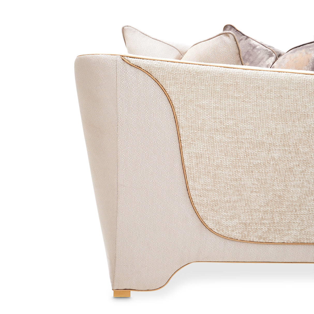 La Terrazza Light Champagne Sofa Cappuccino Light Champagne from Michael Amini - Luna Furniture