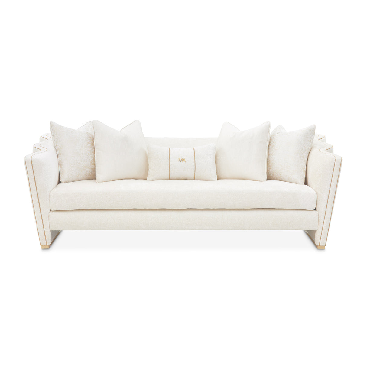 La Terrazza Light Champagne Sofa Starlight Light Champagne from Michael Amini - Luna Furniture