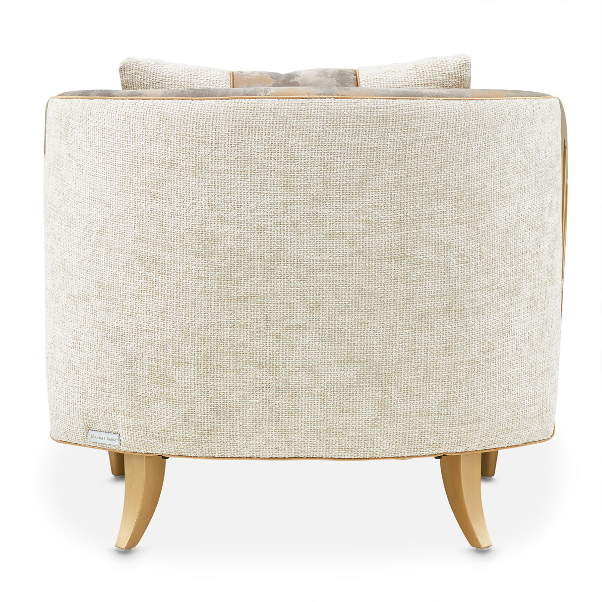 La Terrazza Light Champagne Accent Chair Cappuccino Light Champagne from Michael Amini - Luna Furniture