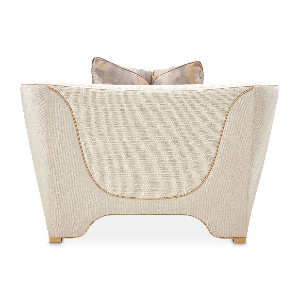 La Terrazza Light Champagne Matching Chair Cappuccino Light Champagne from Michael Amini - Luna Furniture