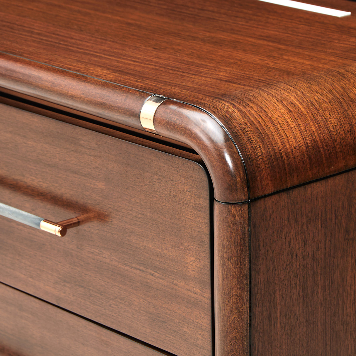 Mason Park Umber Nightstand With Led Lighting from Michael Amini - Luna Furniture