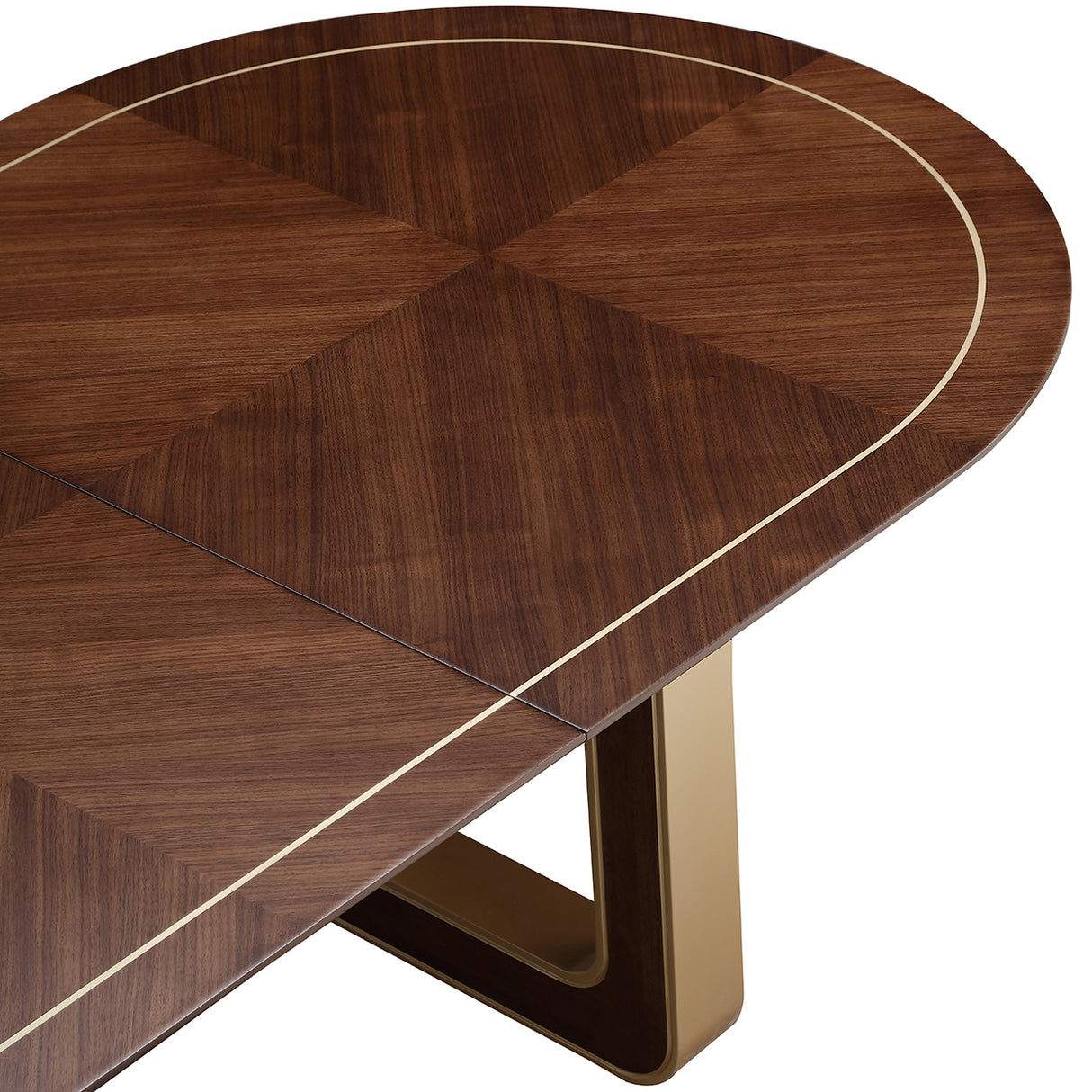 Houston Walnut Oval Dining Table from Michael Amini - Luna Furniture