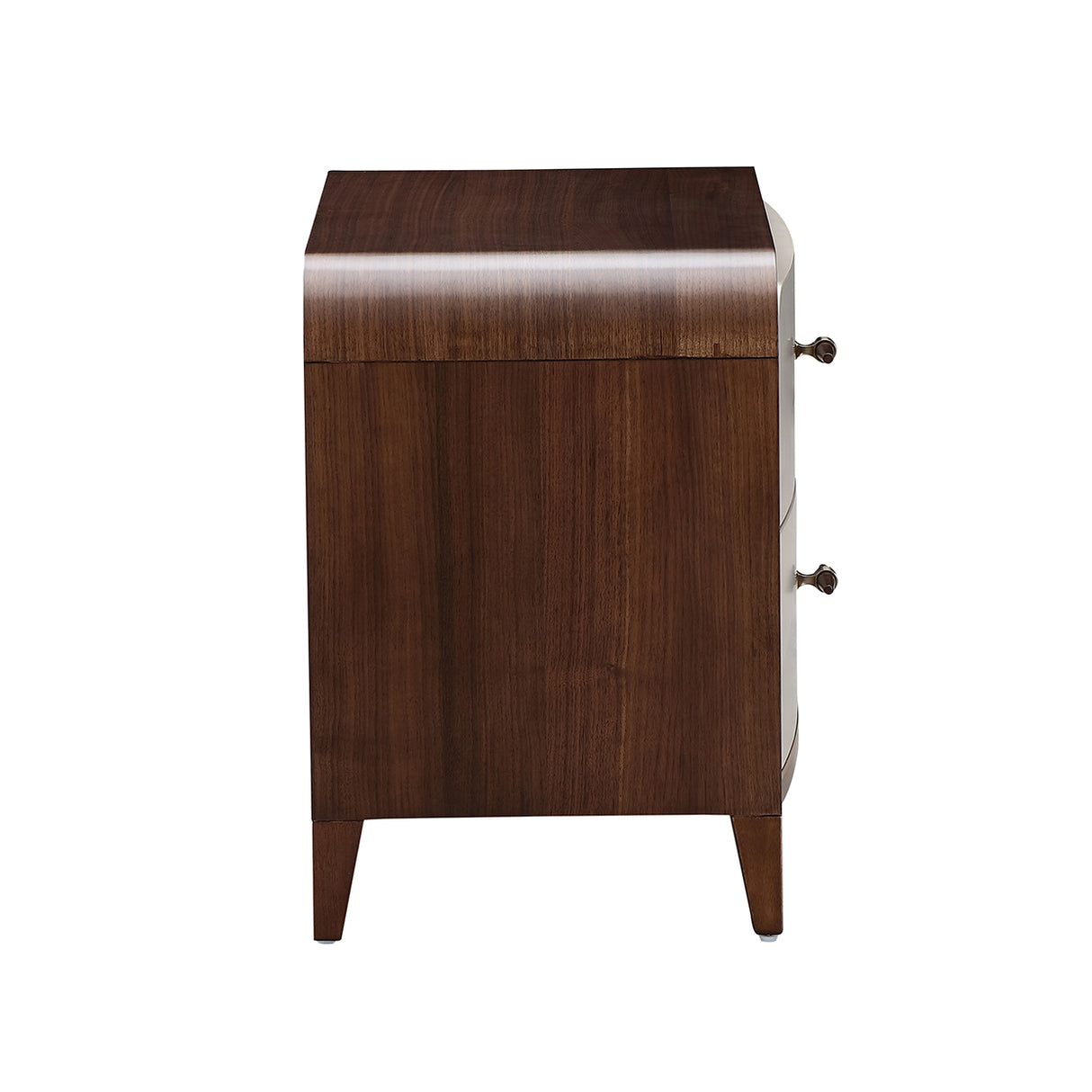 Houston Walnut 2-drawer Nightstand from Michael Amini - Luna Furniture