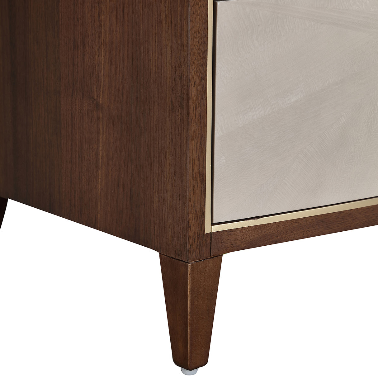 Houston Walnut 2-drawer Nightstand from Michael Amini - Luna Furniture
