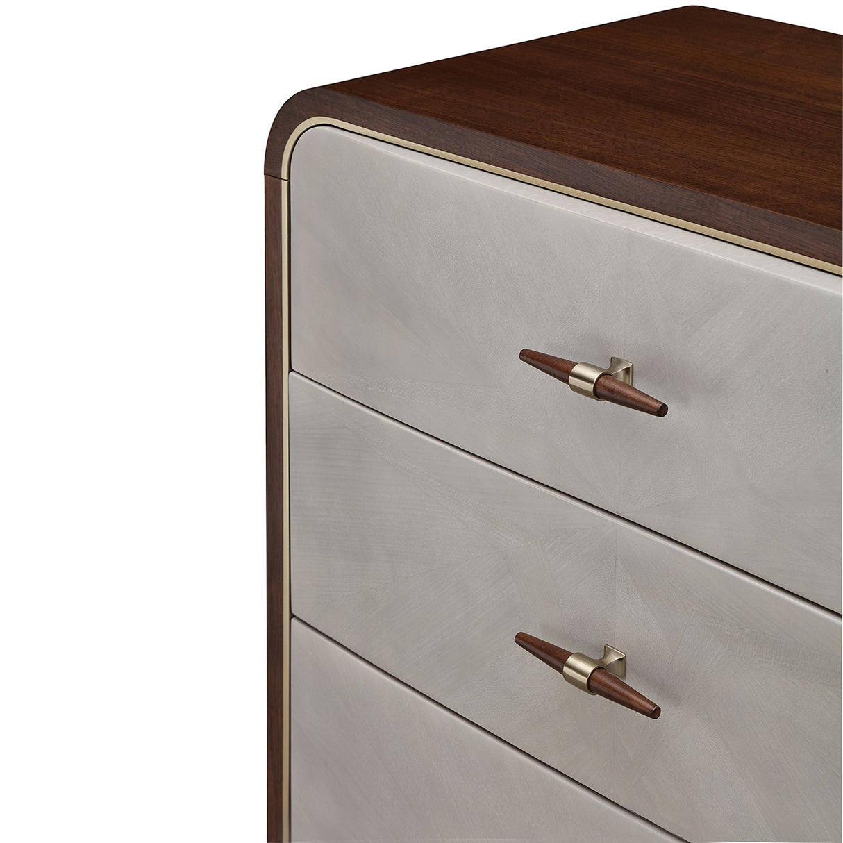 Houston Walnut Dresser from Michael Amini - Luna Furniture