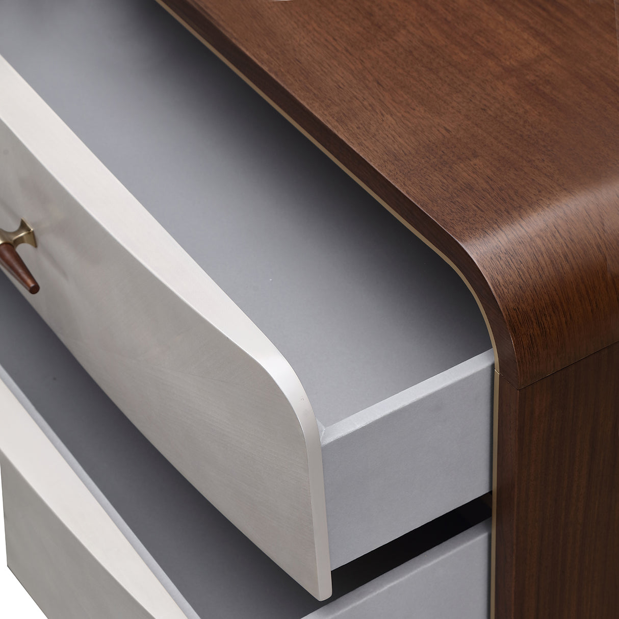Houston Walnut Dresser from Michael Amini - Luna Furniture