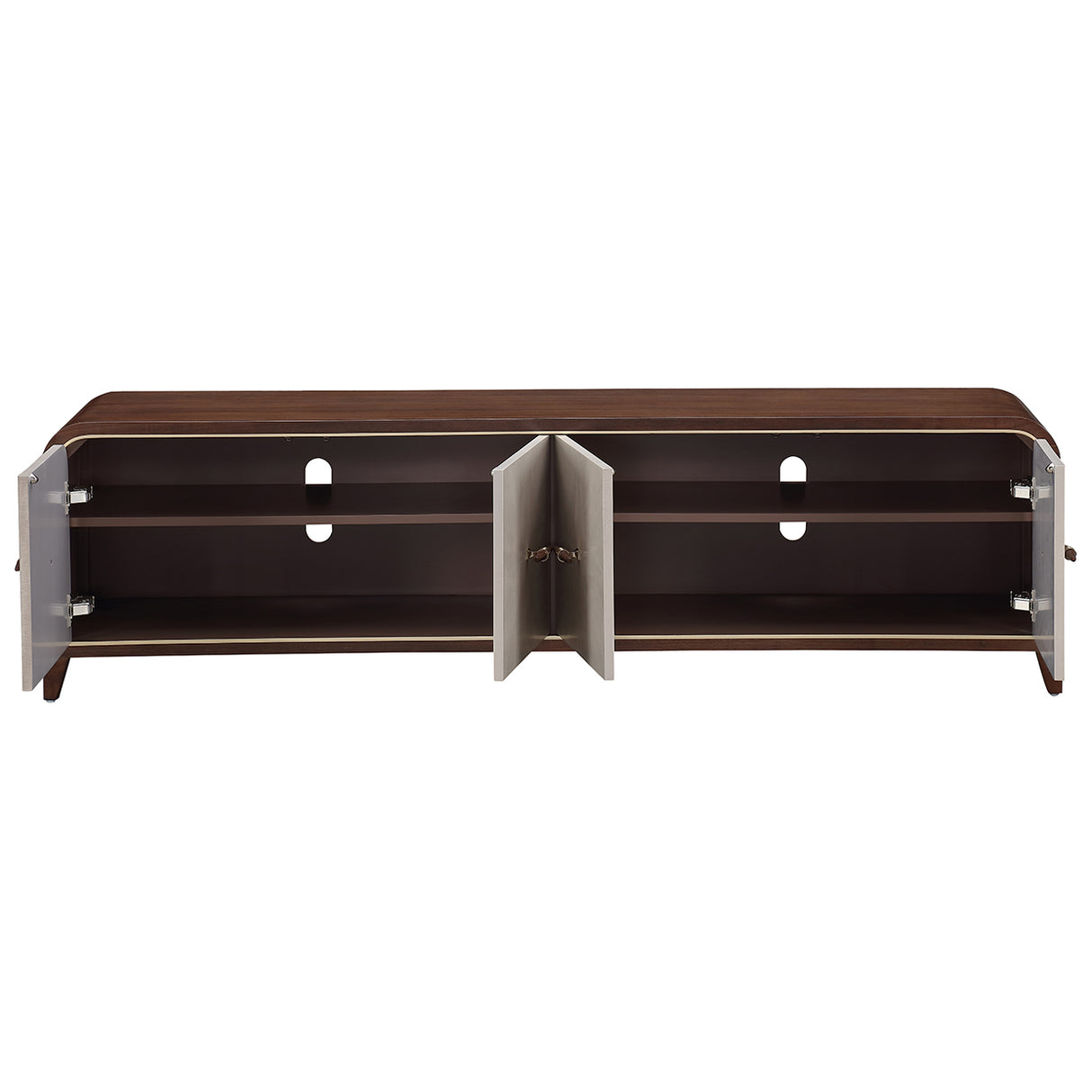 Houston Walnut Media Cabinet from Michael Amini - Luna Furniture