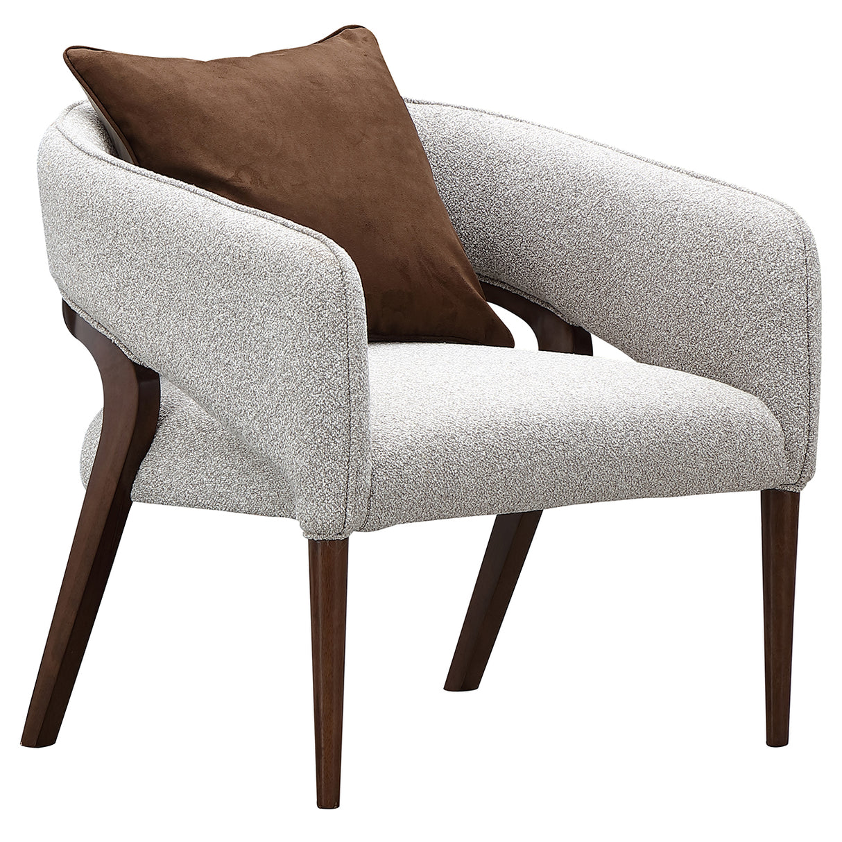 Houston Walnut Accent Chair from Michael Amini - Luna Furniture