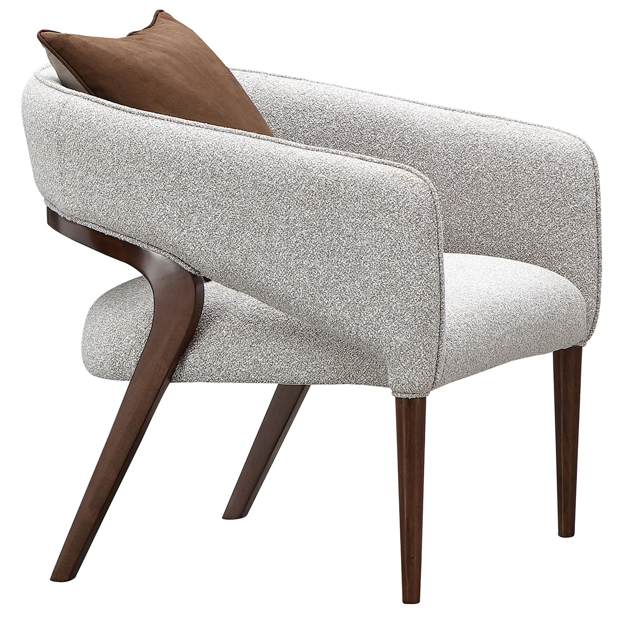 Houston Walnut Accent Chair from Michael Amini - Luna Furniture