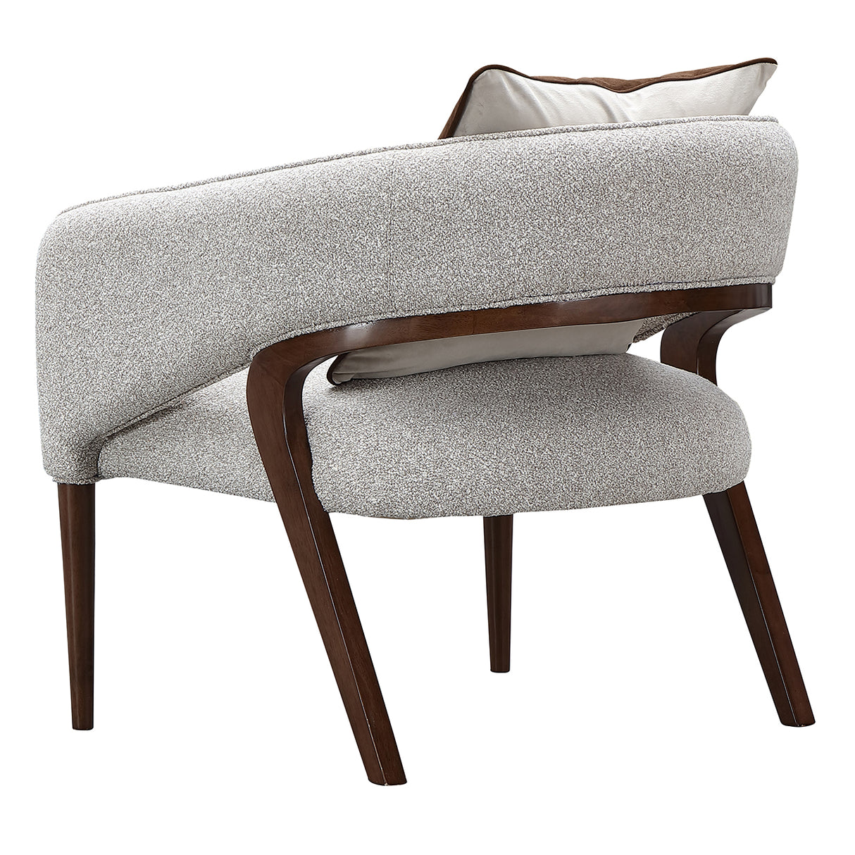 Houston Walnut Accent Chair from Michael Amini - Luna Furniture