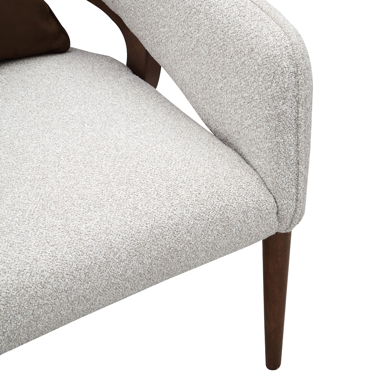 Houston Walnut Accent Chair from Michael Amini - Luna Furniture