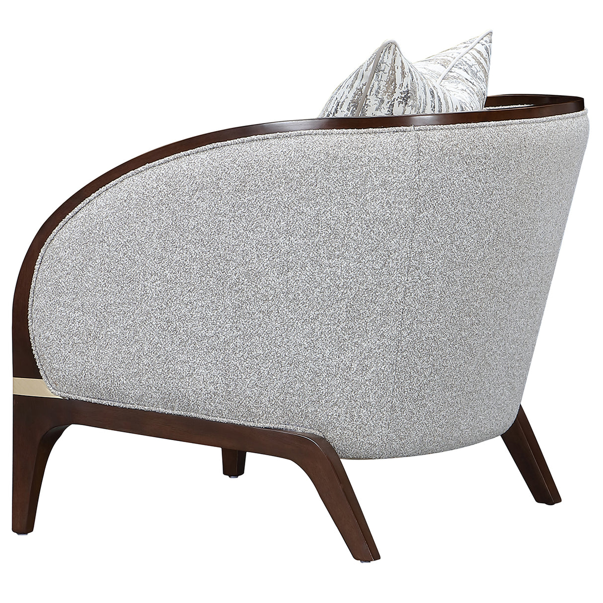 Houston Walnut Matching Accent Chair from Michael Amini - Luna Furniture