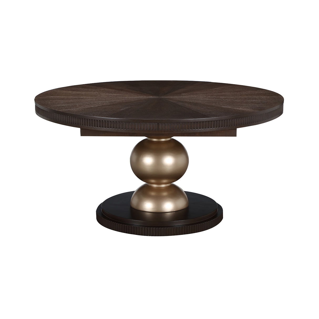West Kensington Medium Espresso Oval Dining Table from Michael Amini - Luna Furniture
