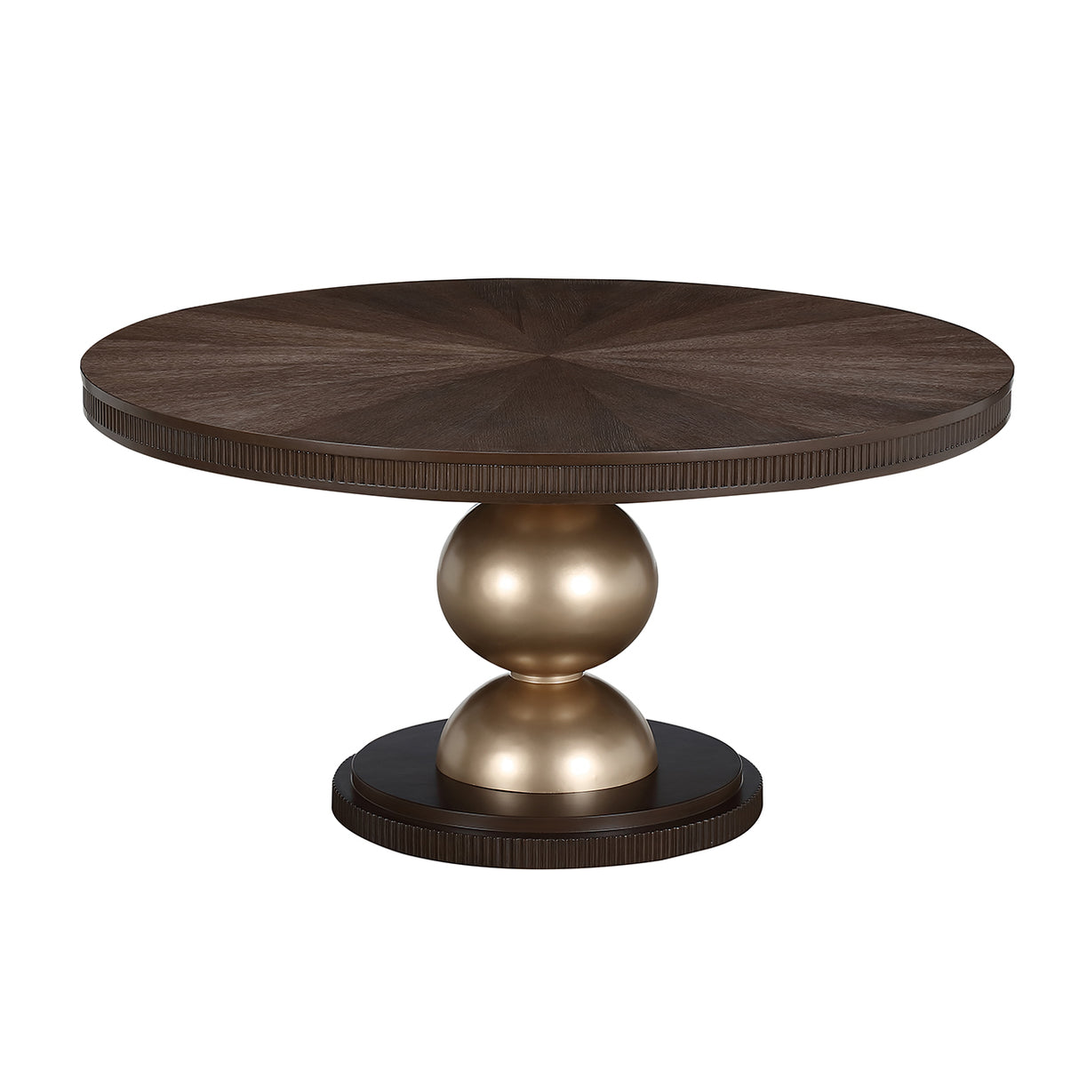 West Kensington Medium Espresso Round Dining Table from Michael Amini - Luna Furniture