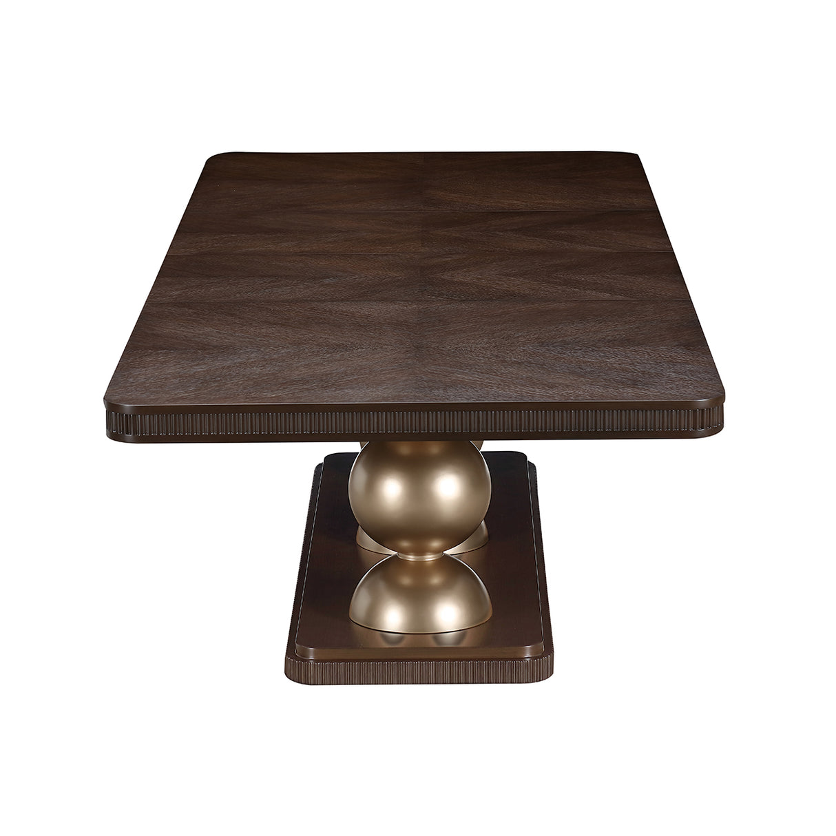 West Kensington Medium Espresso Rectangular Dining Table from Michael Amini - Luna Furniture