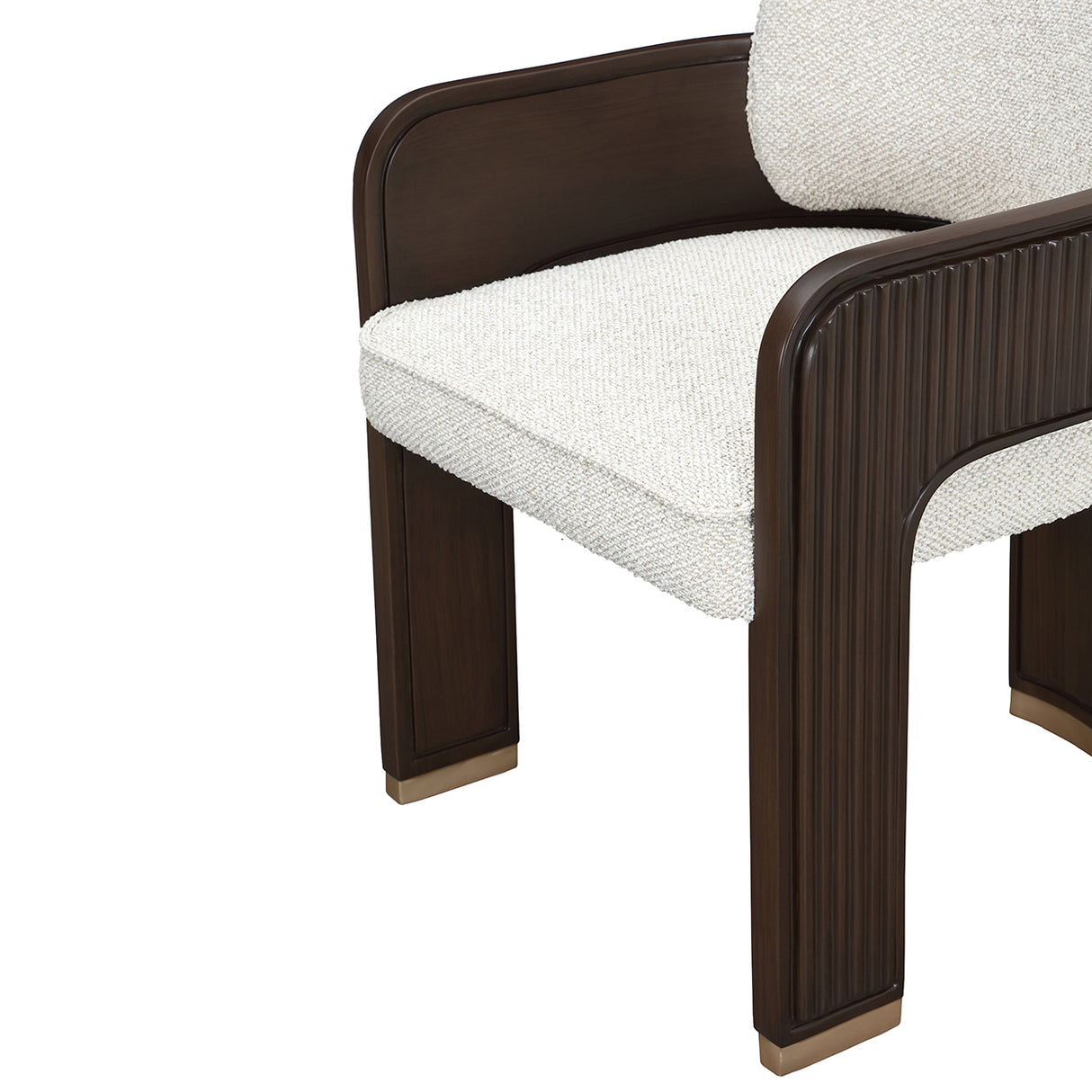 West Kensington Medium Espresso Dining Arm Chair from Michael Amini - Luna Furniture