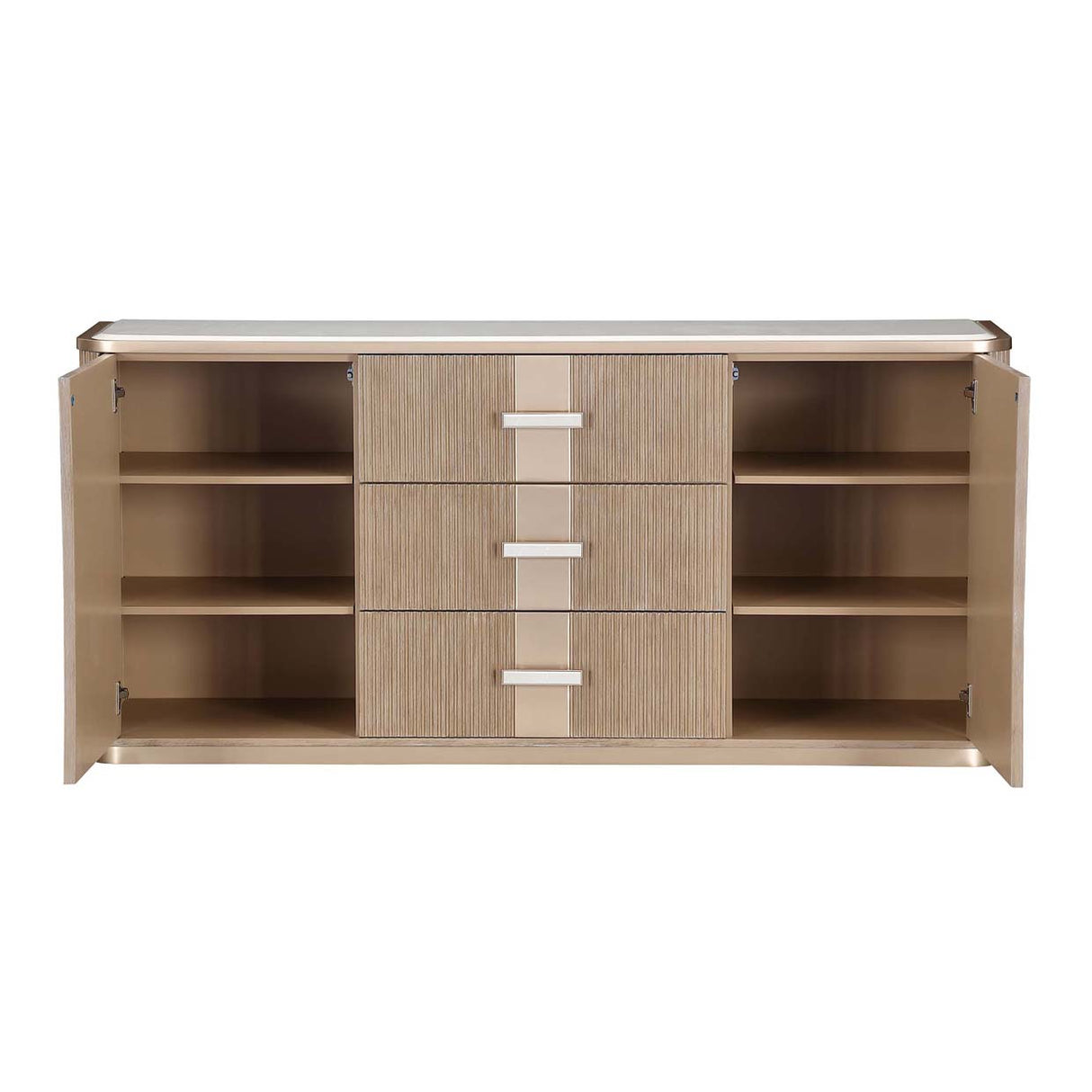 West Kensington - Caramel Sea Salt Caramel Sideboard from Michael Amini - Luna Furniture