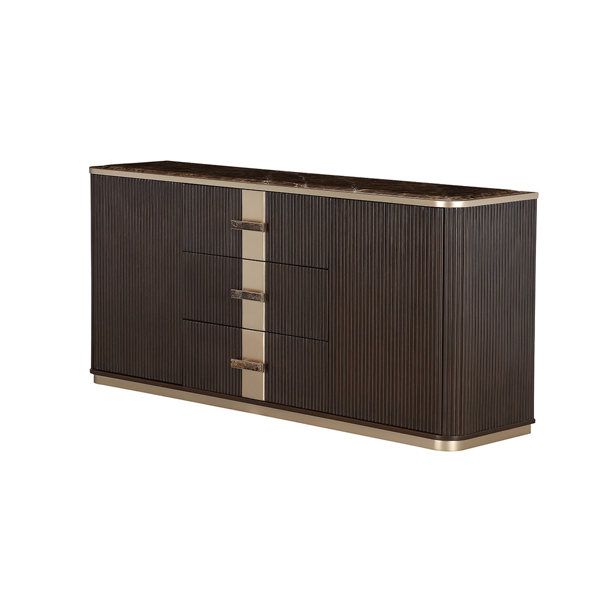 West Kensington Medium Espresso Sideboard from Michael Amini - Luna Furniture