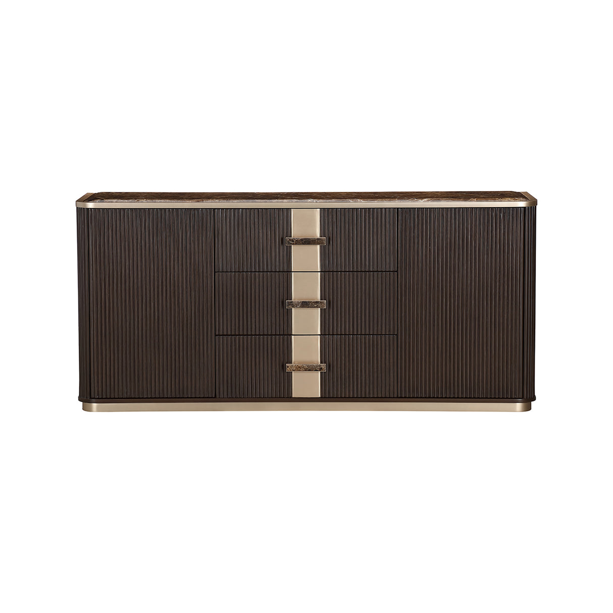 West Kensington Medium Espresso Sideboard from Michael Amini - Luna Furniture