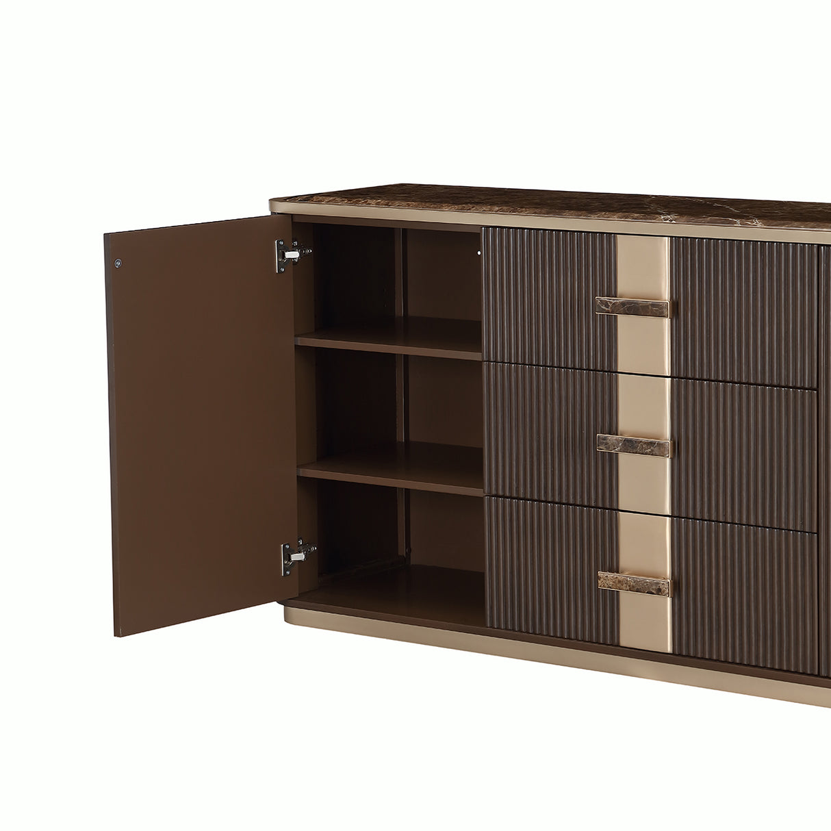 West Kensington Medium Espresso Sideboard from Michael Amini - Luna Furniture