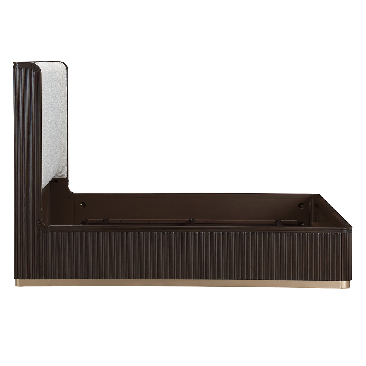 West Kensington Medium Espresso Eastern King Bed from Michael Amini - Luna Furniture