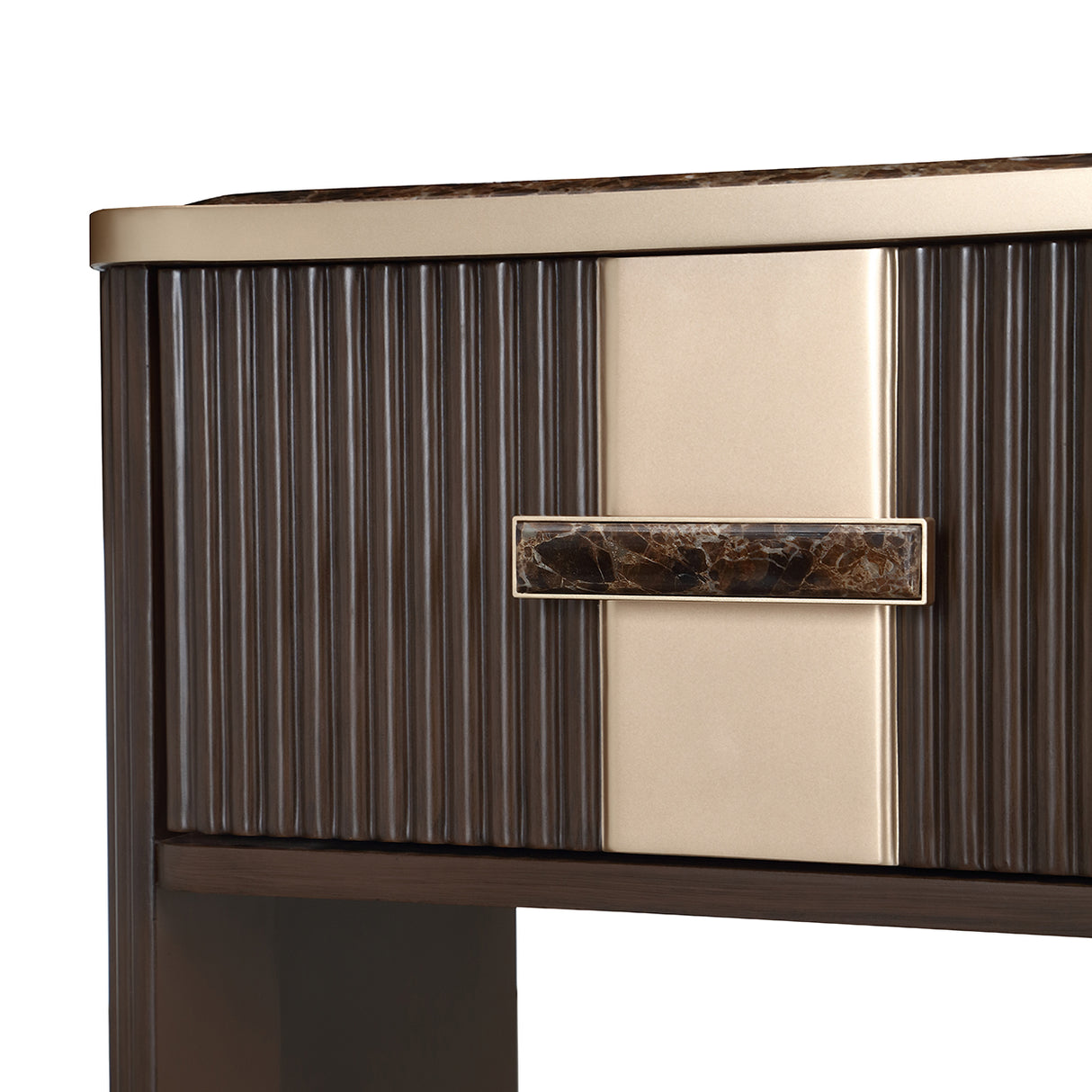 West Kensington Medium Espresso 1-drawer Nightstand from Michael Amini - Luna Furniture
