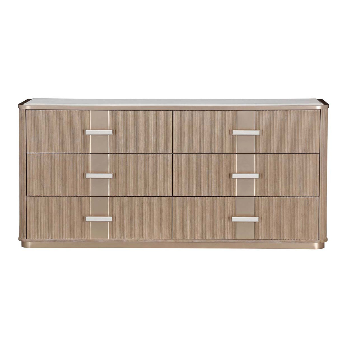 West Kensington - Caramel Sea Salt Caramel Dresser from Michael Amini - Luna Furniture