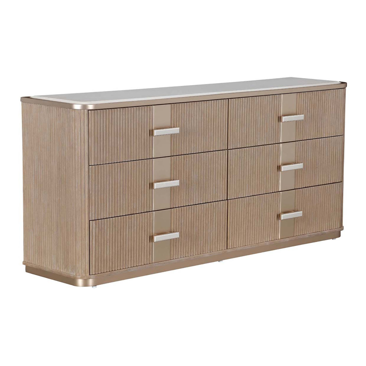 West Kensington - Caramel Sea Salt Caramel Dresser from Michael Amini - Luna Furniture