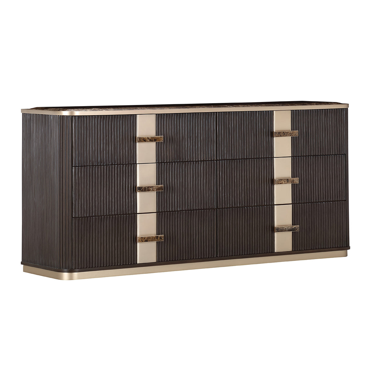West Kensington Medium Espresso Dresser from Michael Amini - Luna Furniture