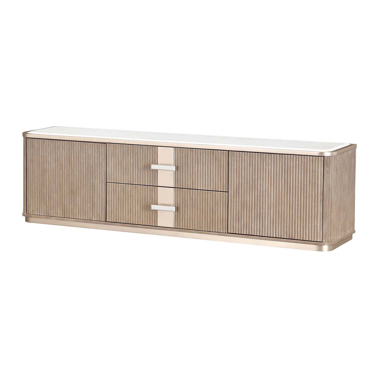 West Kensington - Caramel Sea Salt Caramel Media Cabinet from Michael Amini - Luna Furniture