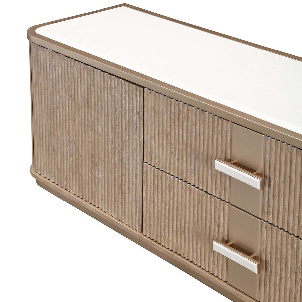 West Kensington - Caramel Sea Salt Caramel Media Cabinet from Michael Amini - Luna Furniture