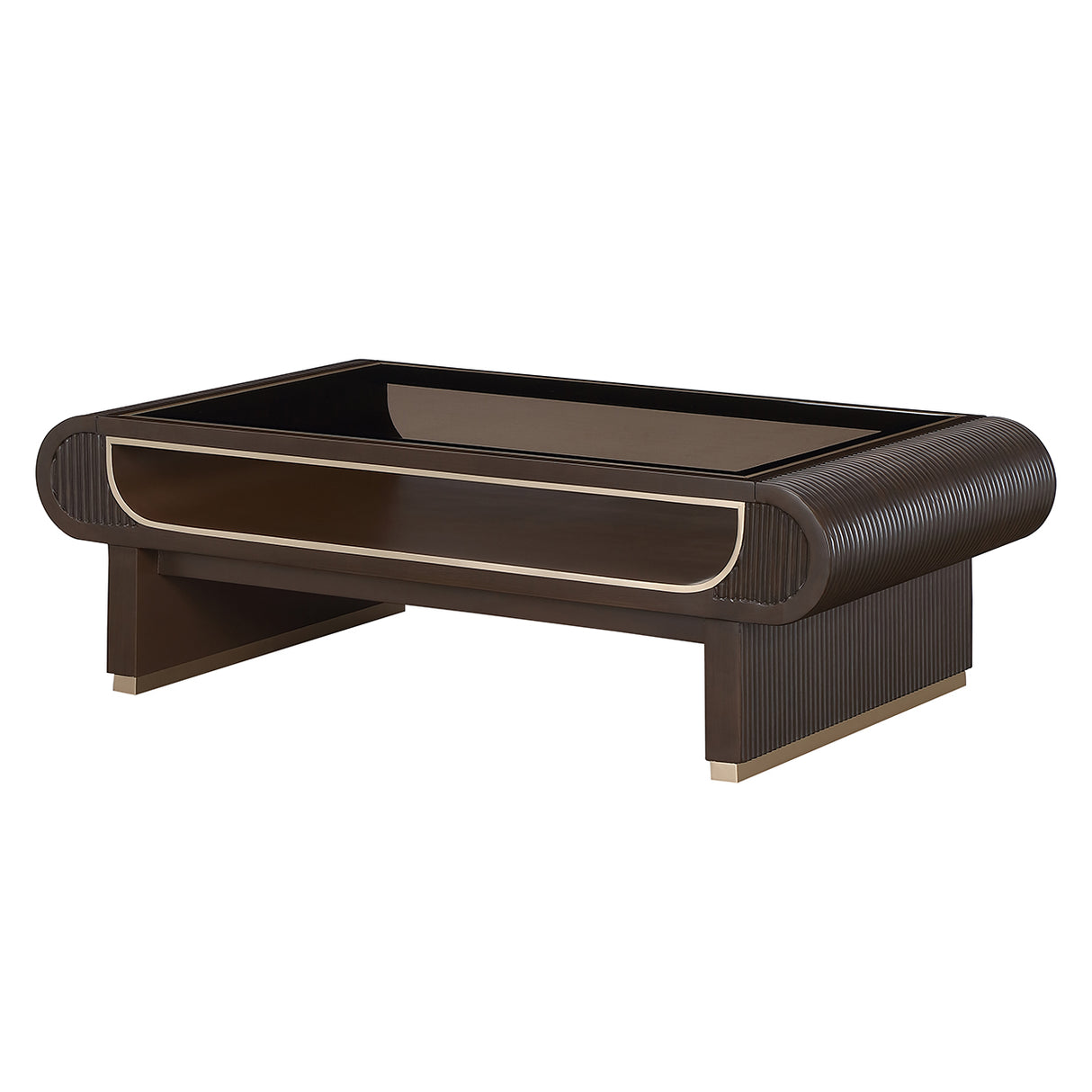 West Kensington Medium Espresso Cocktail Table from Michael Amini - Luna Furniture