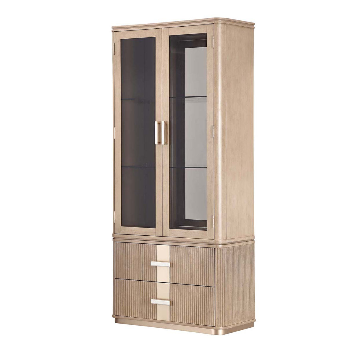 West Kensington - Caramel Sea Salt Caramel Display Cabinet from Michael Amini - Luna Furniture