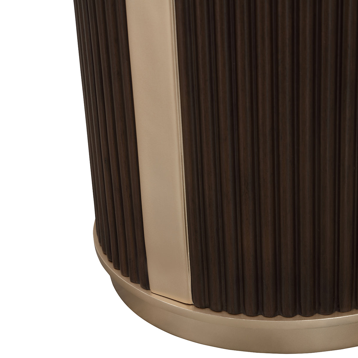 West Kensington Medium Espresso Chairside Table from Michael Amini - Luna Furniture