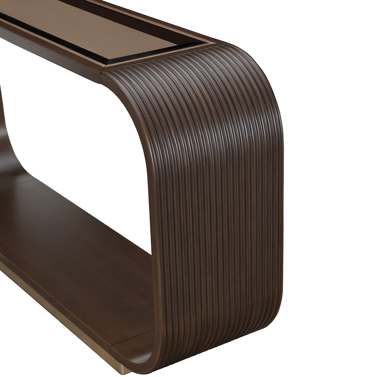 West Kensington Medium Espresso Console Table from Michael Amini - Luna Furniture