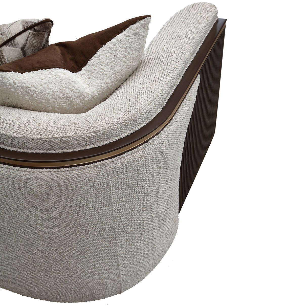 West Kensington Medium Espresso Sofa from Michael Amini - Luna Furniture