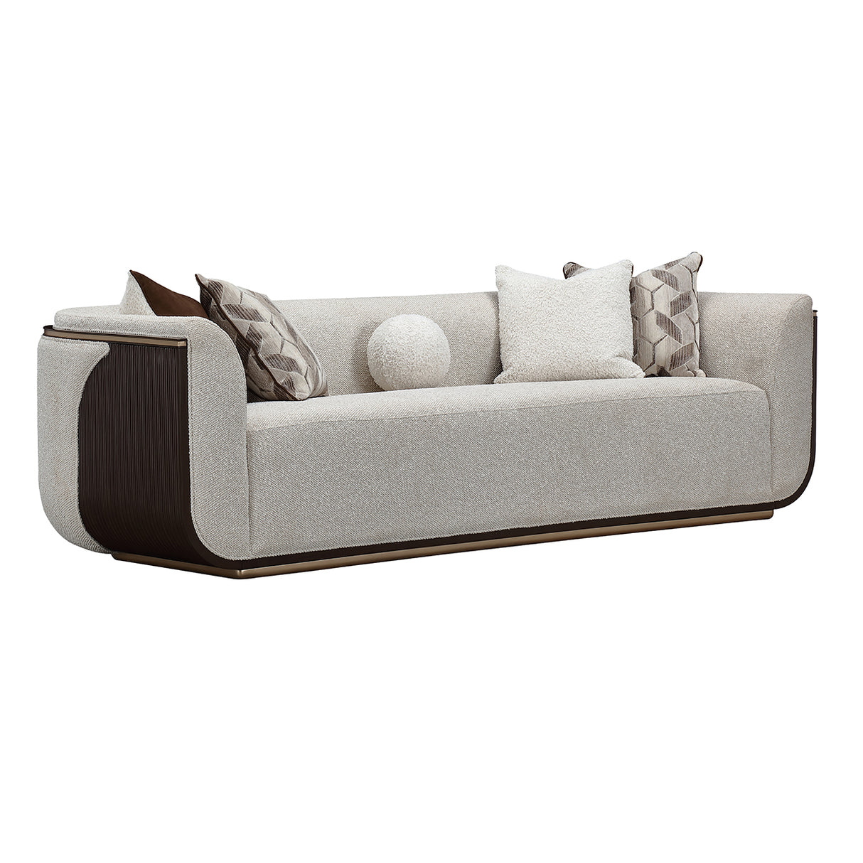 West Kensington Medium Espresso Sofa from Michael Amini - Luna Furniture