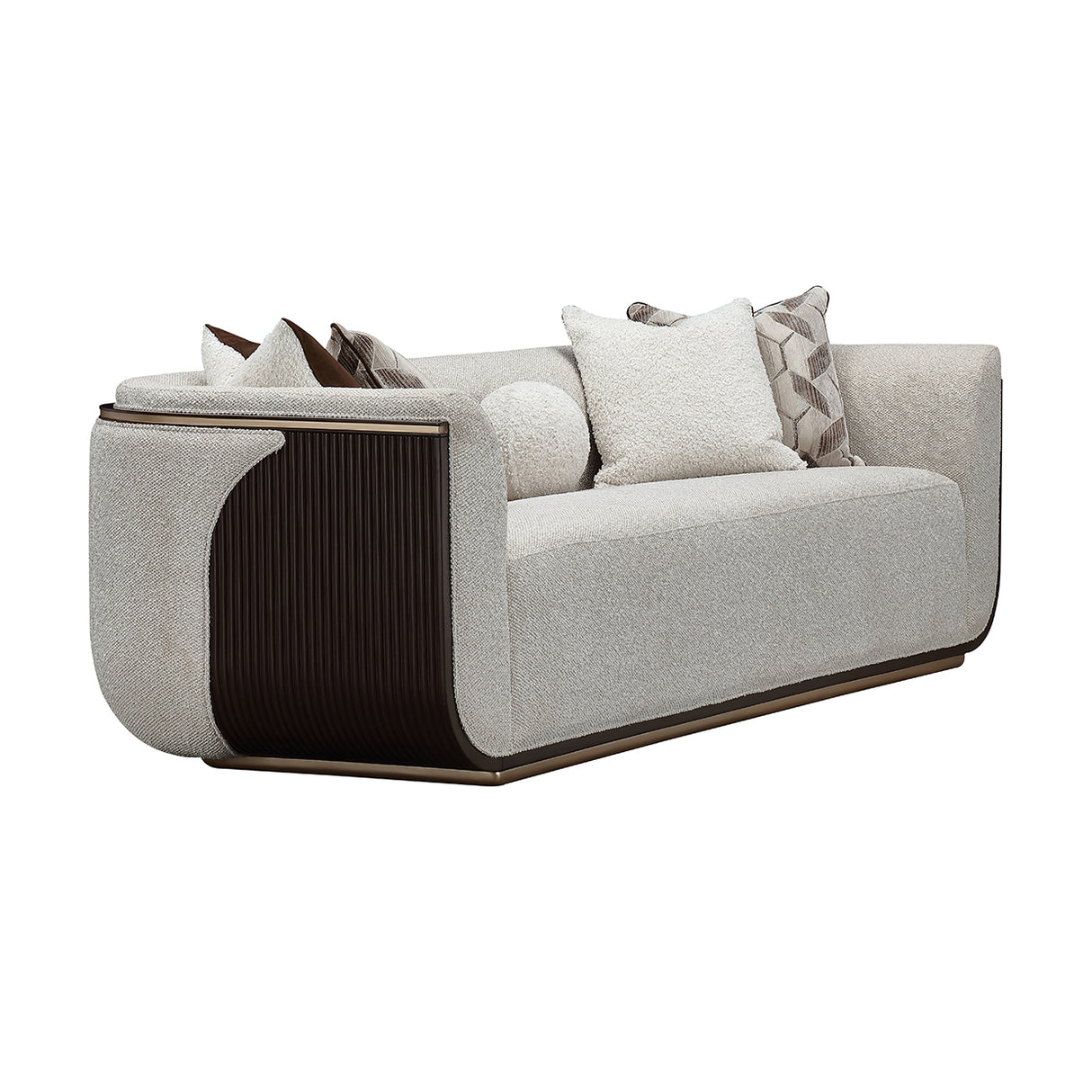 West Kensington Medium Espresso Sofa from Michael Amini - Luna Furniture