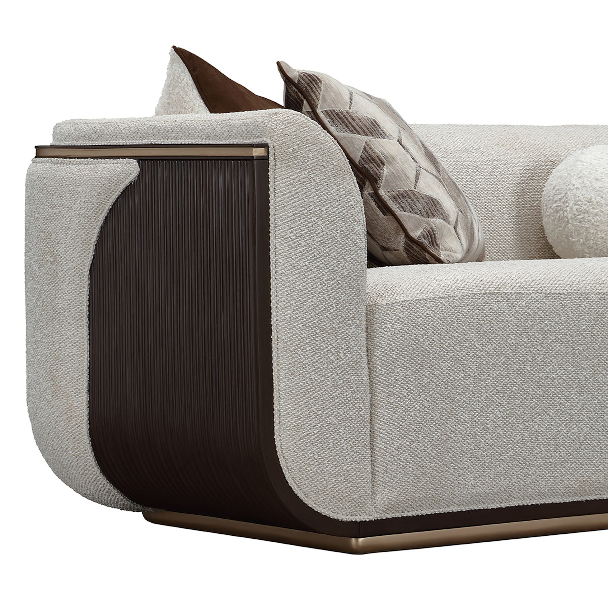 West Kensington Medium Espresso Sofa from Michael Amini - Luna Furniture