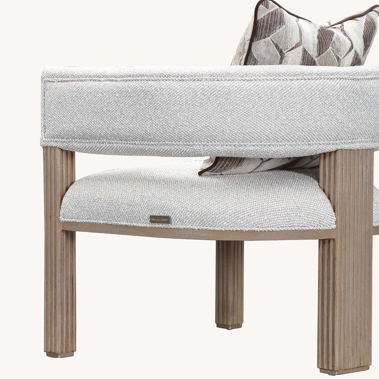 West Kensington - Caramel Sea Salt Caramel Accent Chair from Michael Amini - Luna Furniture