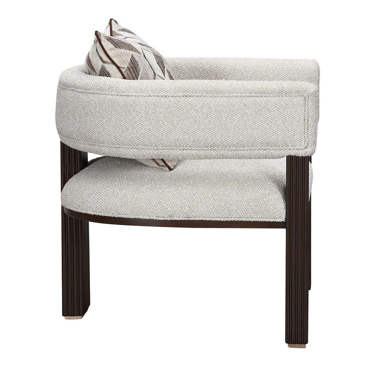 West Kensington Medium Espresso Accent Chair from Michael Amini - Luna Furniture