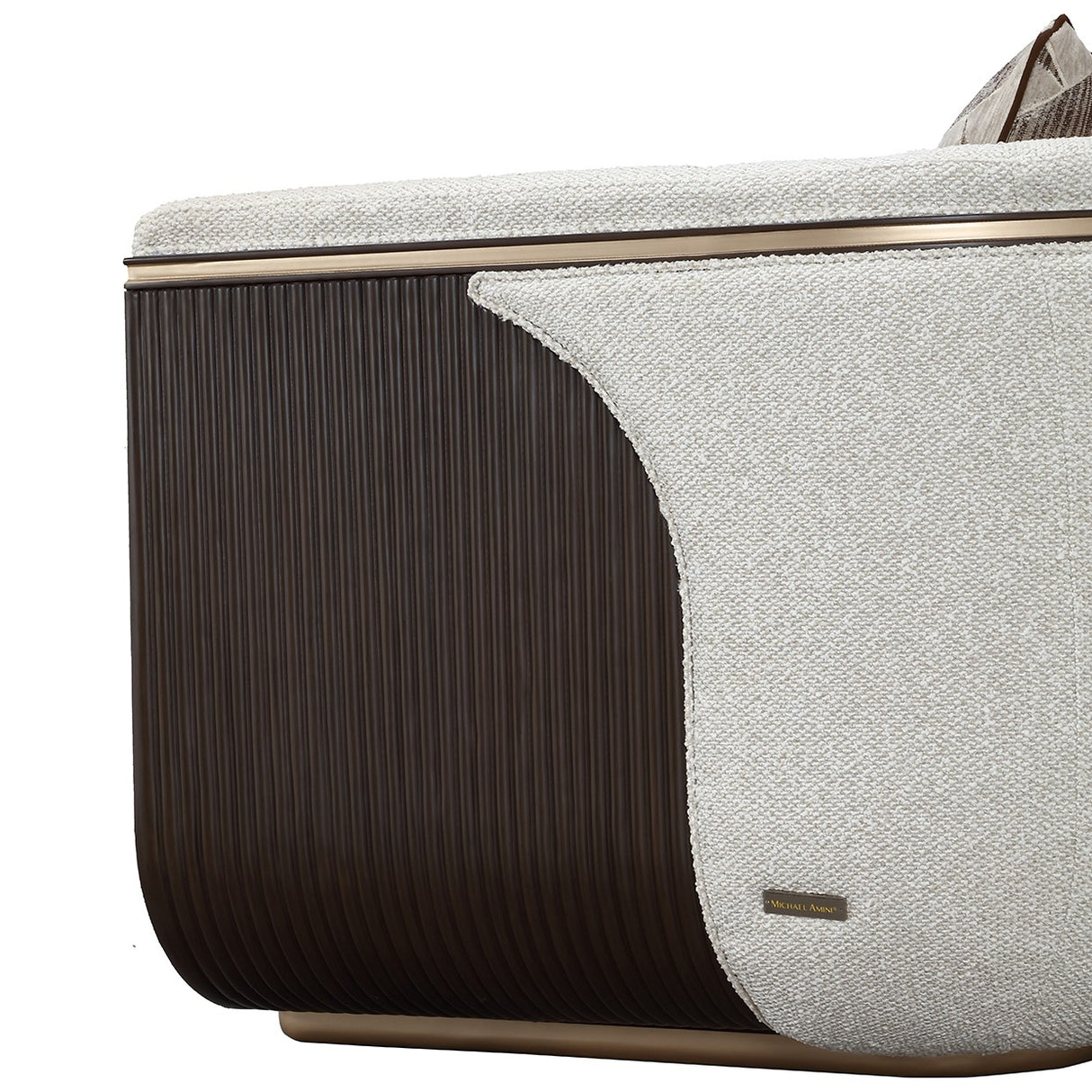West Kensington Medium Espresso Matching Chair from Michael Amini - Luna Furniture
